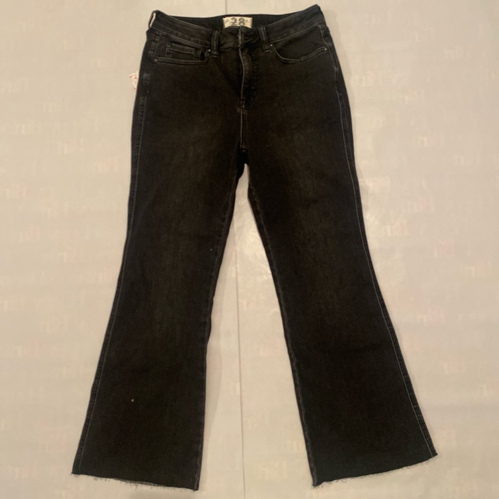 Free People Black Flare Jeans